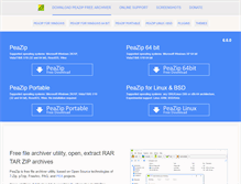 Tablet Screenshot of peazip.org